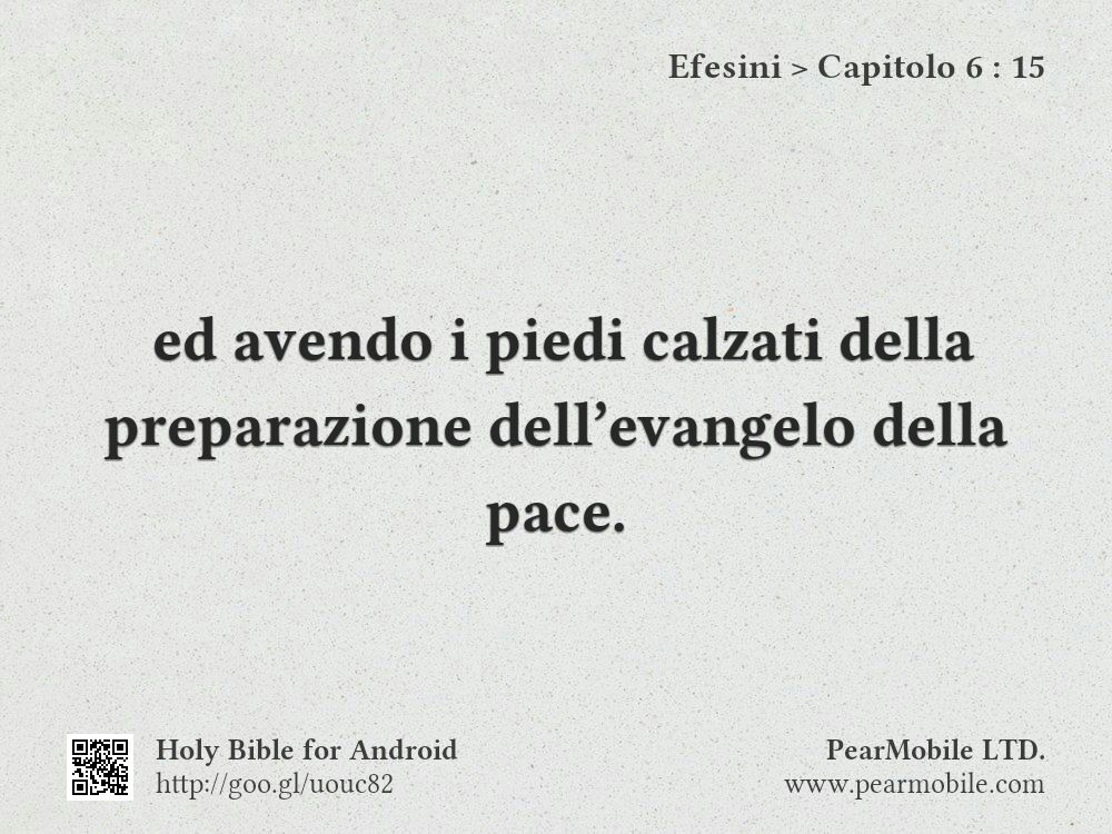 Efesini, Capitolo 6:15